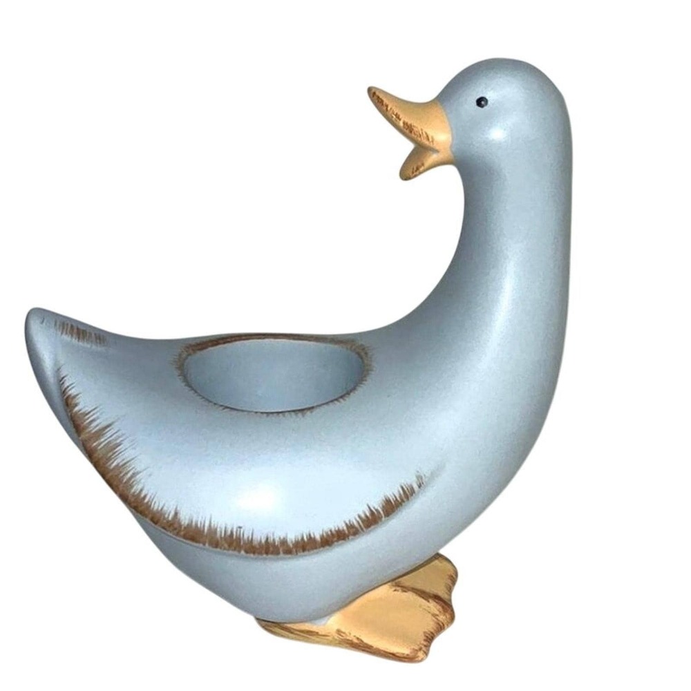 PartyLite Blue Duck Ceramic Candle Holder